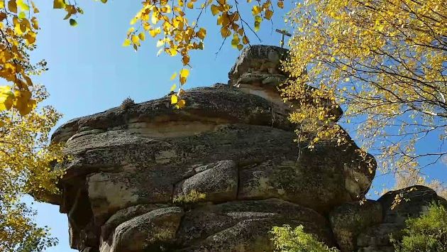 Алтай. Белокуриха. Прогулка в октябре на горе Церковка.