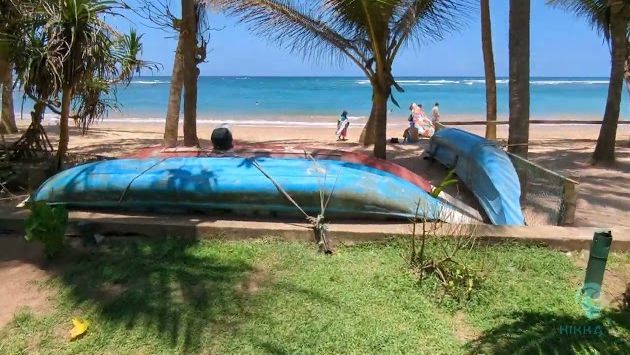 Погода и пляж в Хиккадуве 15 сентября, Шри-Ланка в несезон. #shorts