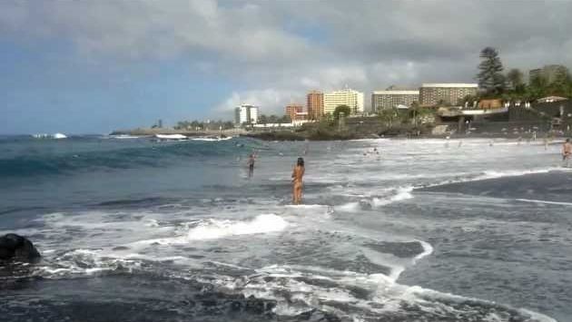 Сентябрь на Тенерифе: Puerto de la Cruz ,Тенерифе.Океан