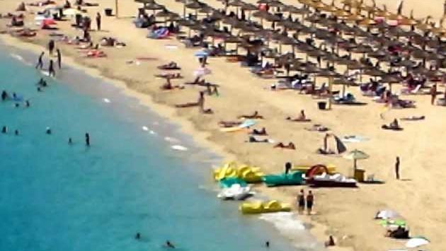 Сентябрь на Майорке: Magalluf beach, Mallorca, Spain