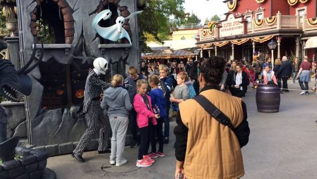 Франция, Октябрь: Mr jack  disneyland paris octobre 2016