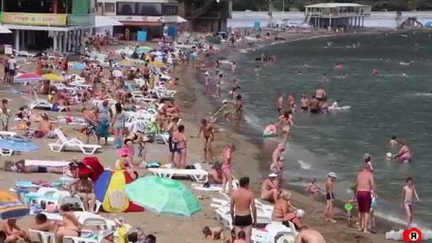 Пляжи в Крыму. Июль 2015. Новый Свет