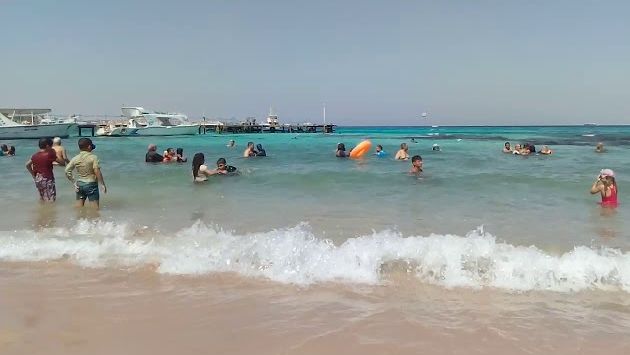 Пляж Хургады в сентябре