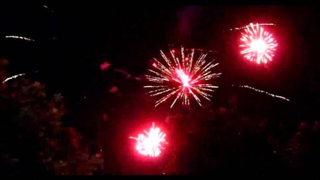 Первый Карнавал в Судаке. Салют. Июнь 2012