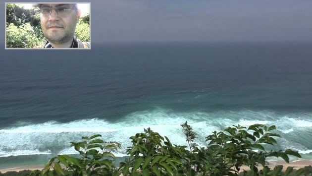 Лучший пляж Ньянг-Ньянг (вид с утёса). Бали. Июнь 2015.