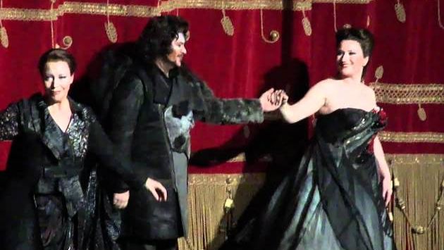 Италия, Январь: Die Walkure - Teatro alla Scala, Milano - 2nd January 2011 - Curtain call - end of the second act