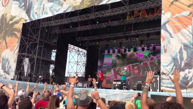 Анапа в августе: Фрагмент выступления Krooked Treez (Кубана-2013, Анапа)