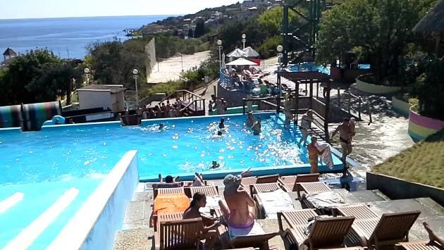 Аквапарк Голубой Залив - август 2014