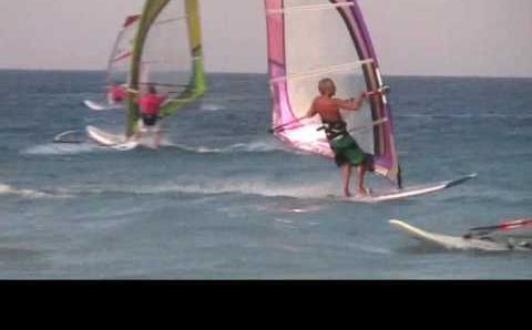 Виндсерфинг на Родосе. Сентябрь 2009