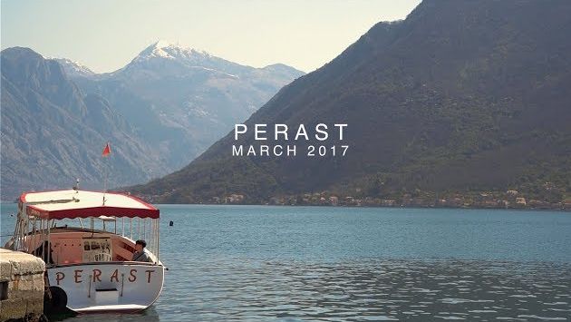 Черногория в марте: Perast (Kotor Bay, Montenegro) - March 2017