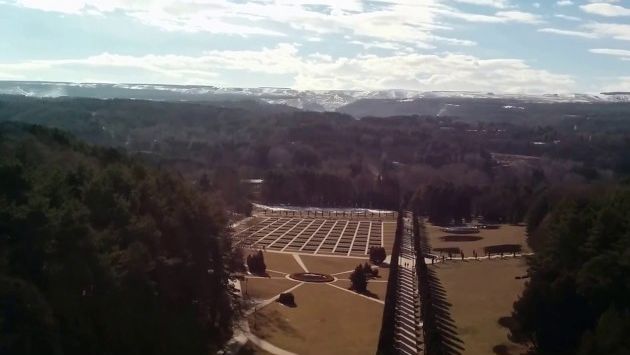 Кисловодск, февраль 2016 - вид с канатной дороги