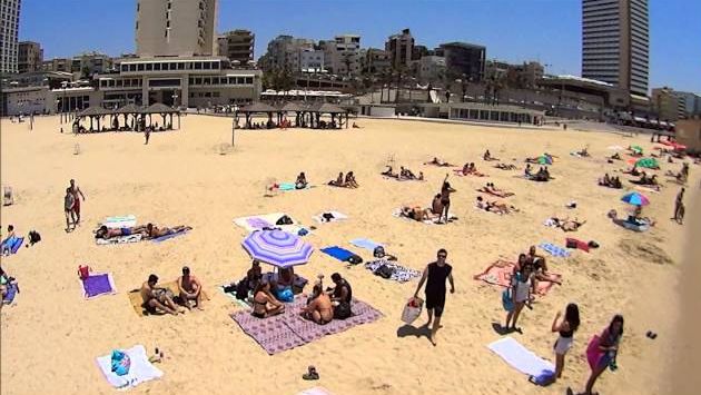 Июнь: Tel Aviv beach 6 2013