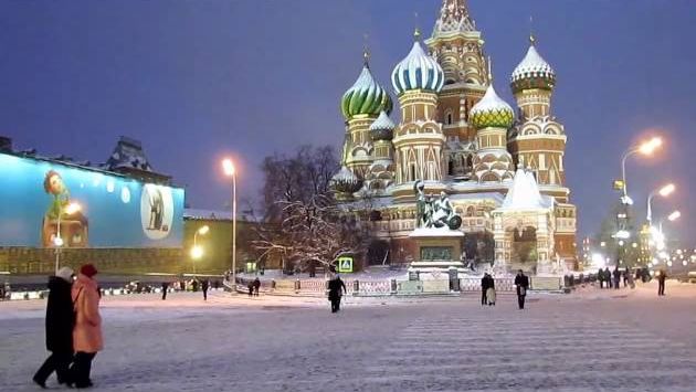 Москва, Февраль: Москва. Красная площадь. Зима