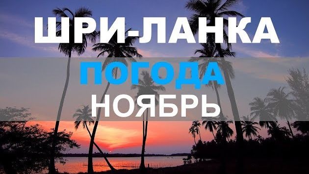 ШРИЛАНКА ПОГОДА НОЯБРЬ