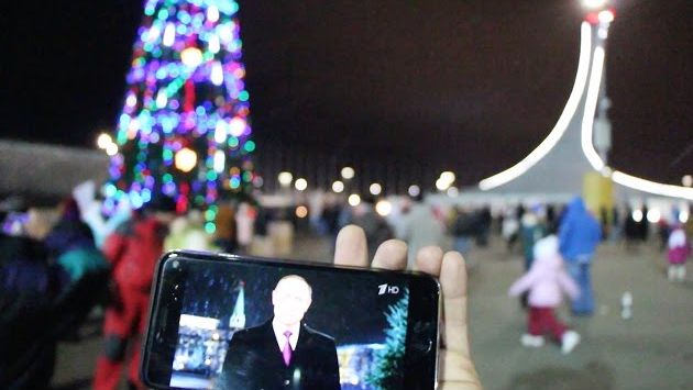 Декабрь, Адлер: Наш Новый 2016 год в Олимпийском парке Сочи