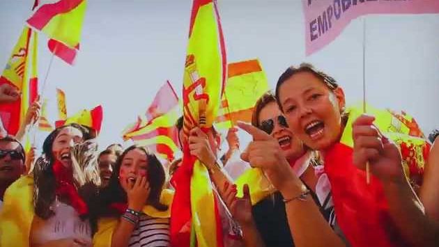 Испания, Октябрь: C’s celebra en Barcelona el Día de la Hispanidad #MejorUnidos 12/10/2014