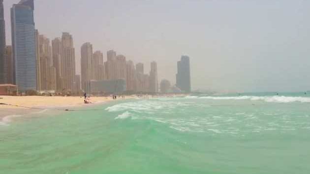 ОАЭ, Июнь: Dubai Beach - Holidays Dubai June 2013 - Marina Beach, Le Royal Meridien Beach Resort and Spa