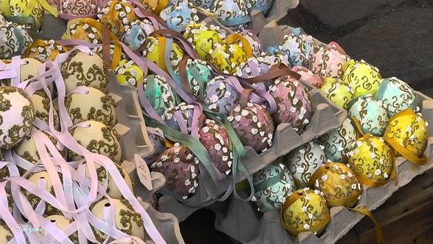 Март: Easter market - Freyung, Vienna 2012