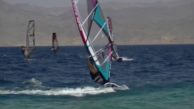 Эйлат, Июнь: Eilat Windsurfing June 2011