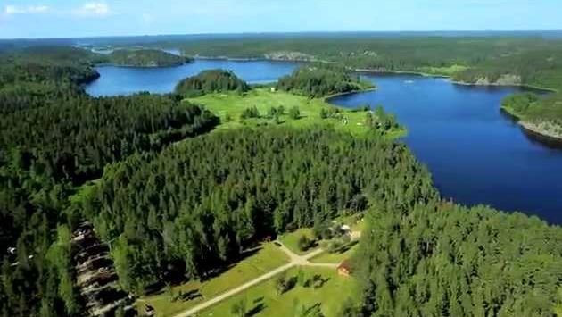 Карелия. База отдыха "Лумиваара". Съемки с квадрокоптера! by VGT