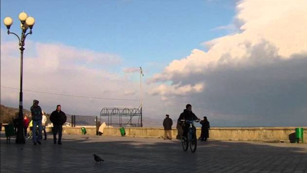 Алушта в начале февраля