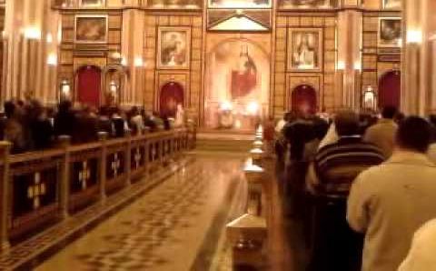 Шарм эль Шейх: Christmas in El-Samaeyeen Cathedral. Sharm el Sheikh 06.01.12