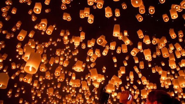 Ноябрь в Тайланде: Loy Krathong 2014 Phuket Thailand, Лой Кратонг 2014 Пхукет Таиланд Тайланд