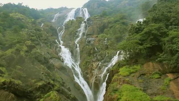 Индия, Октябрь: Dudhsagar Waterfalls - Oct 2013 (A short compilation)