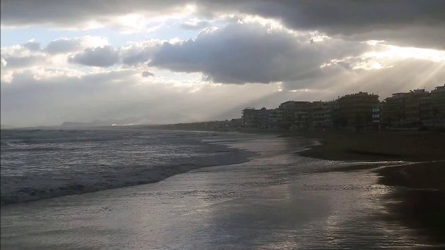 Крит в январе: Шторм на Крите Ретимно Storm on Crete