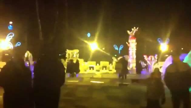 Москва, Декабрь: Ледяной город в Сокольниках