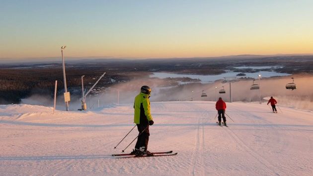 Горнолыжная школа Скифактор. Финляндия ноябрь 16г.