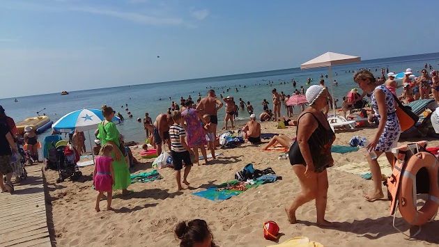 Евпатория пляж 14 июля 2017