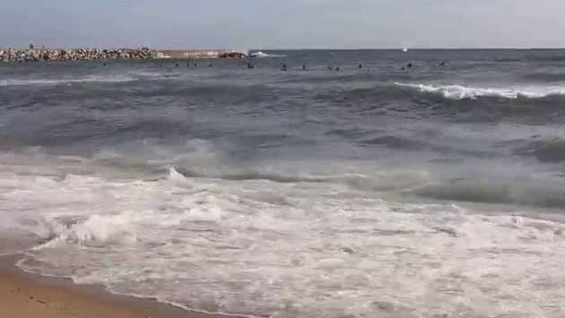 Mediterranean Sea. November. Barcelona. Барселона, Средиземное море в ноябре