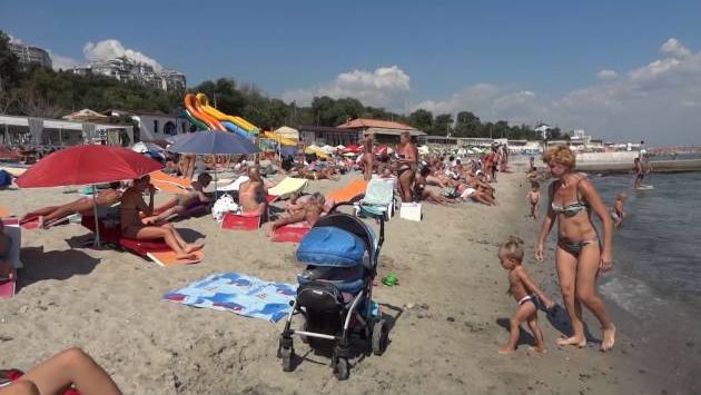 Одесса, пляж Ланжерон, Август, 2016