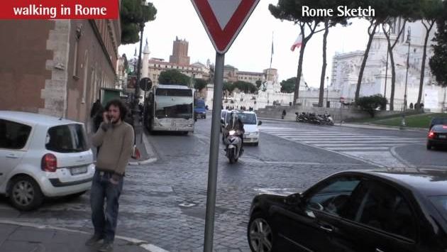 Рим, Декабрь: Rome Sketch:from day to night in Rome in December 2012