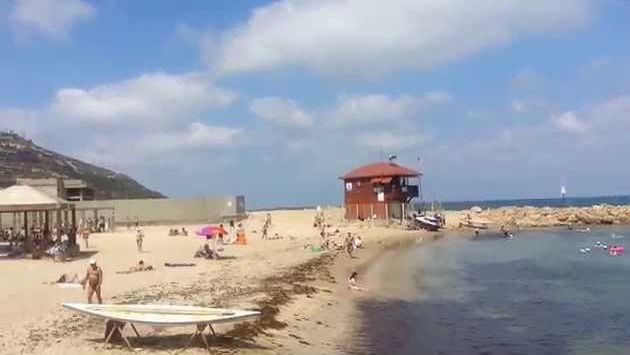 Купальный сезон в Хайфе. Лето. Июль. 2014 год.