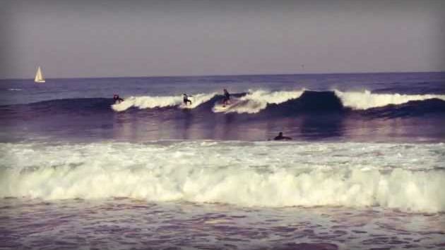 Барселона в феврале: Surf Barceloneta 3 Febrer 2012