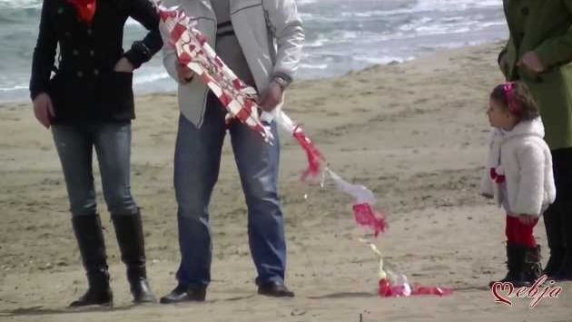 Крит в марте: ΚΑΘΑΡΑ ΔΕΥΤΕΡΑ 2013, Rethymno Beach