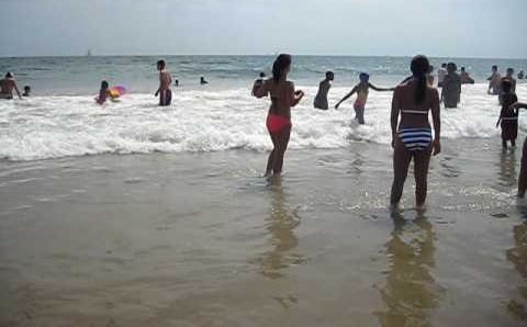 Август, Родос: Misquamicut Beach Rhode Island August 8 of 2010