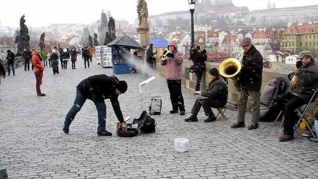 Январь, Прага: Charles Bridge, Prague