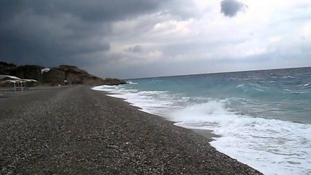 Октябрь, Кемер: Kemer Storm october 2011 -3