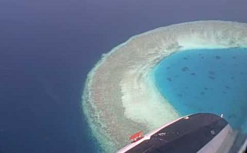 Февраль: maldives seaplane takeoff &amp; flight
