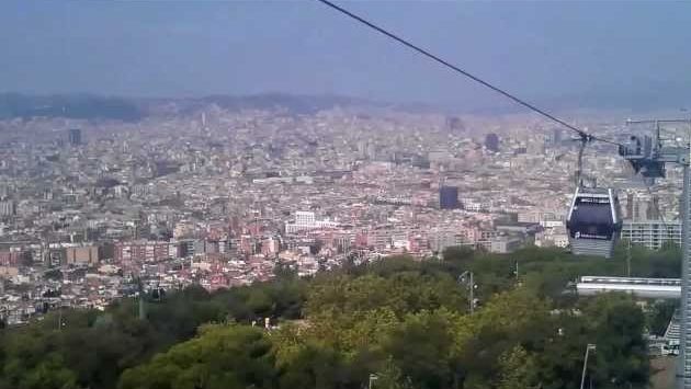 Барселона, Май: Испания Барселона Гора Монтжуик Фуникулер