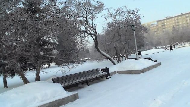 Морозный Новосибирск Декабрь 2018